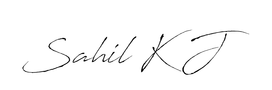 if you are searching for the best signature style for your name Sahil K J. so please give up your signature search. here we have designed multiple signature styles  using Antro_Vectra. Sahil K J signature style 6 images and pictures png