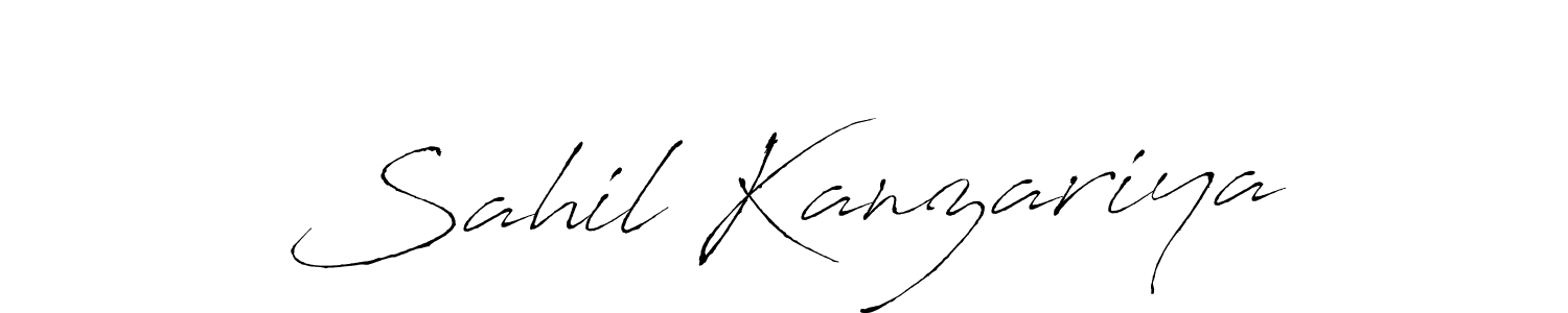 Once you've used our free online signature maker to create your best signature Antro_Vectra style, it's time to enjoy all of the benefits that Sahil Kanzariya name signing documents. Sahil Kanzariya signature style 6 images and pictures png