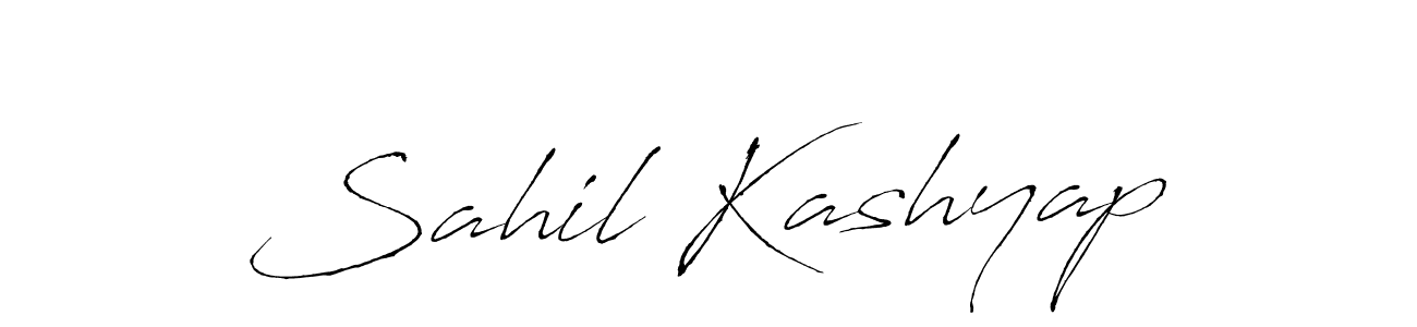 This is the best signature style for the Sahil Kashyap name. Also you like these signature font (Antro_Vectra). Mix name signature. Sahil Kashyap signature style 6 images and pictures png