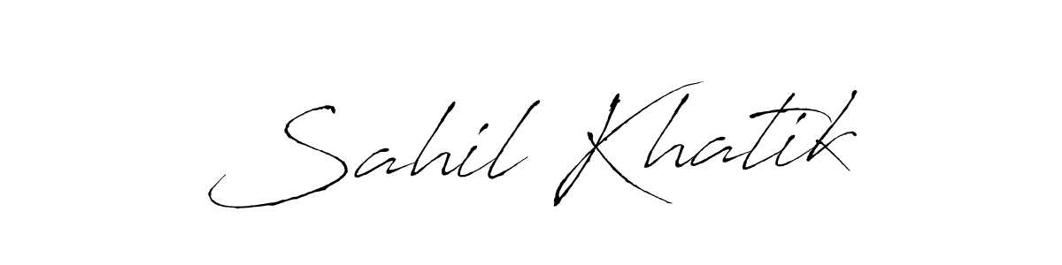 How to Draw Sahil Khatik signature style? Antro_Vectra is a latest design signature styles for name Sahil Khatik. Sahil Khatik signature style 6 images and pictures png