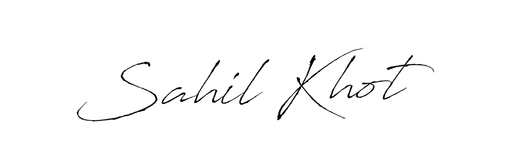 Make a beautiful signature design for name Sahil Khot. Use this online signature maker to create a handwritten signature for free. Sahil Khot signature style 6 images and pictures png