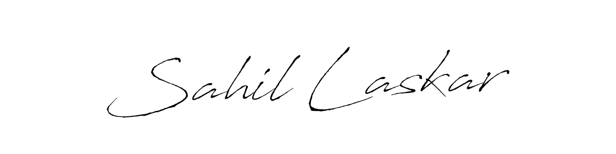 Create a beautiful signature design for name Sahil Laskar. With this signature (Antro_Vectra) fonts, you can make a handwritten signature for free. Sahil Laskar signature style 6 images and pictures png