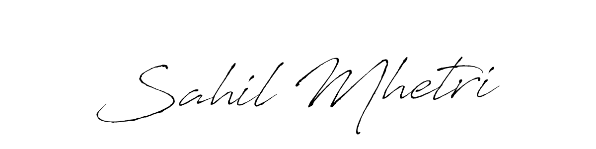 Use a signature maker to create a handwritten signature online. With this signature software, you can design (Antro_Vectra) your own signature for name Sahil Mhetri. Sahil Mhetri signature style 6 images and pictures png
