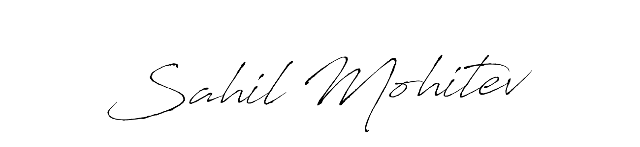 Make a beautiful signature design for name Sahil Mohitev. Use this online signature maker to create a handwritten signature for free. Sahil Mohitev signature style 6 images and pictures png