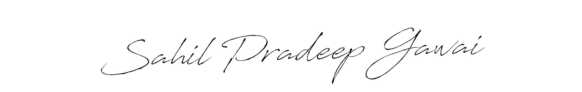 The best way (Antro_Vectra) to make a short signature is to pick only two or three words in your name. The name Sahil Pradeep Gawai include a total of six letters. For converting this name. Sahil Pradeep Gawai signature style 6 images and pictures png