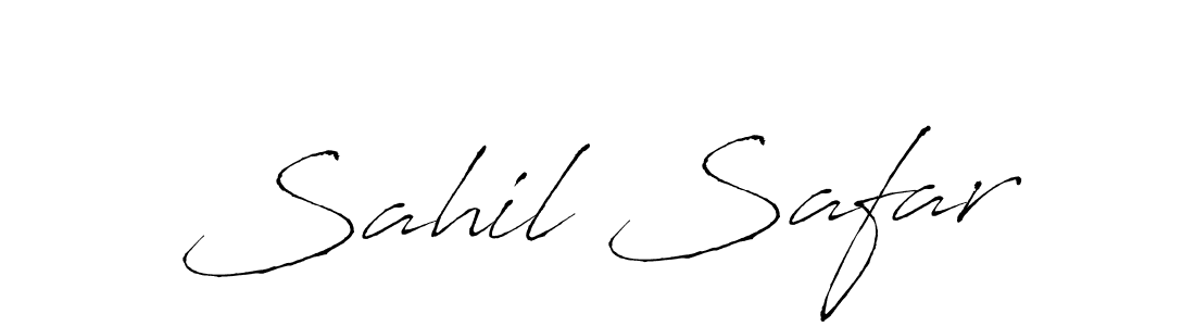 How to make Sahil Safar signature? Antro_Vectra is a professional autograph style. Create handwritten signature for Sahil Safar name. Sahil Safar signature style 6 images and pictures png
