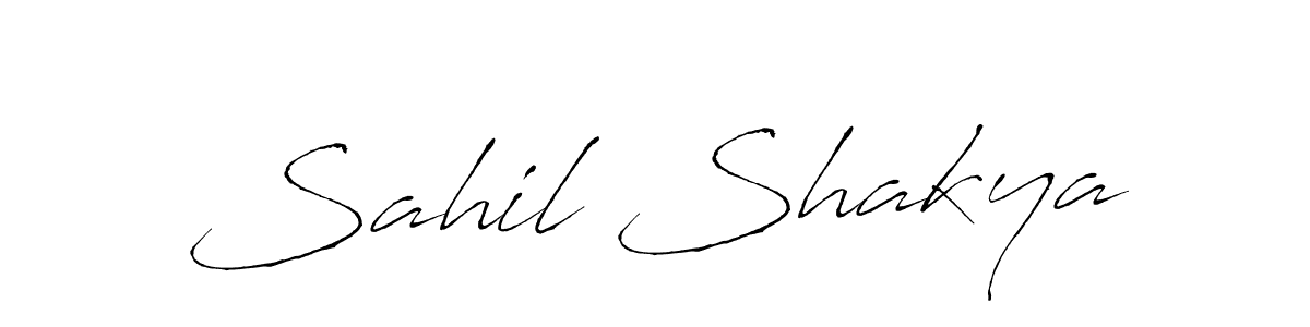 Antro_Vectra is a professional signature style that is perfect for those who want to add a touch of class to their signature. It is also a great choice for those who want to make their signature more unique. Get Sahil Shakya name to fancy signature for free. Sahil Shakya signature style 6 images and pictures png
