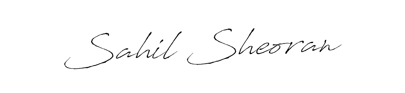 How to make Sahil Sheoran signature? Antro_Vectra is a professional autograph style. Create handwritten signature for Sahil Sheoran name. Sahil Sheoran signature style 6 images and pictures png