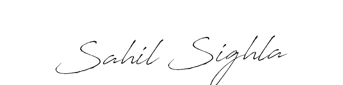 Similarly Antro_Vectra is the best handwritten signature design. Signature creator online .You can use it as an online autograph creator for name Sahil Sighla. Sahil Sighla signature style 6 images and pictures png