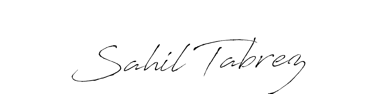 if you are searching for the best signature style for your name Sahil Tabrez. so please give up your signature search. here we have designed multiple signature styles  using Antro_Vectra. Sahil Tabrez signature style 6 images and pictures png