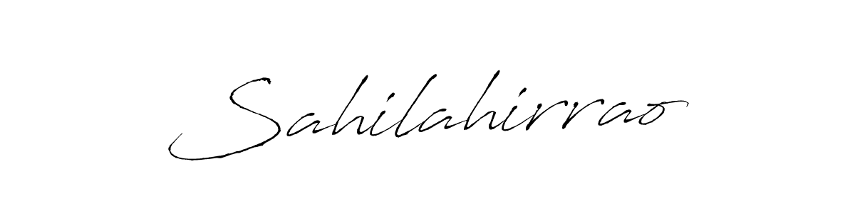This is the best signature style for the Sahilahirrao name. Also you like these signature font (Antro_Vectra). Mix name signature. Sahilahirrao signature style 6 images and pictures png
