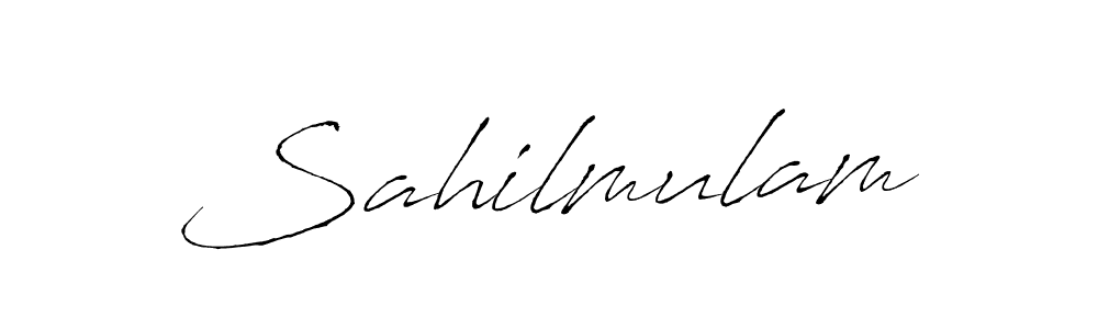 Make a beautiful signature design for name Sahilmulam. Use this online signature maker to create a handwritten signature for free. Sahilmulam signature style 6 images and pictures png