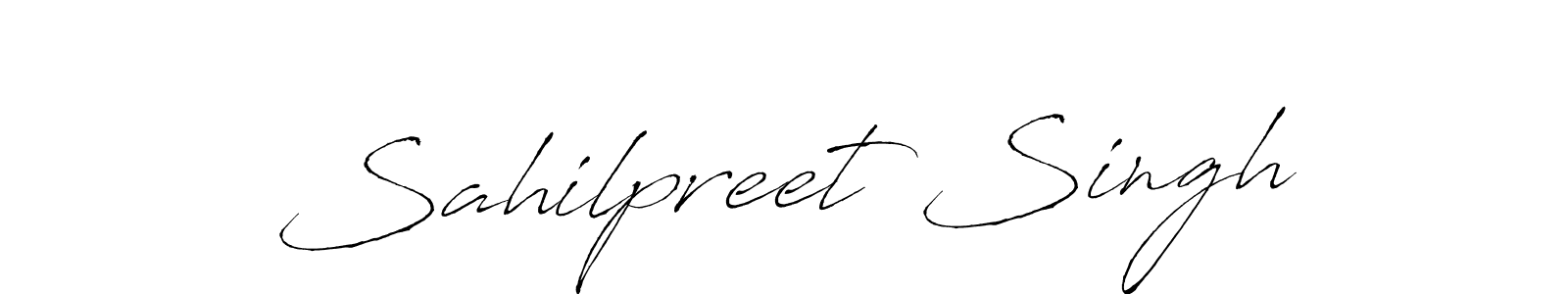 Use a signature maker to create a handwritten signature online. With this signature software, you can design (Antro_Vectra) your own signature for name Sahilpreet Singh. Sahilpreet Singh signature style 6 images and pictures png
