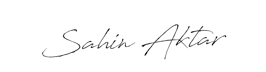 Sahin Aktar stylish signature style. Best Handwritten Sign (Antro_Vectra) for my name. Handwritten Signature Collection Ideas for my name Sahin Aktar. Sahin Aktar signature style 6 images and pictures png