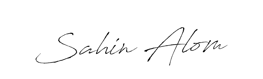 Make a beautiful signature design for name Sahin Alom. Use this online signature maker to create a handwritten signature for free. Sahin Alom signature style 6 images and pictures png