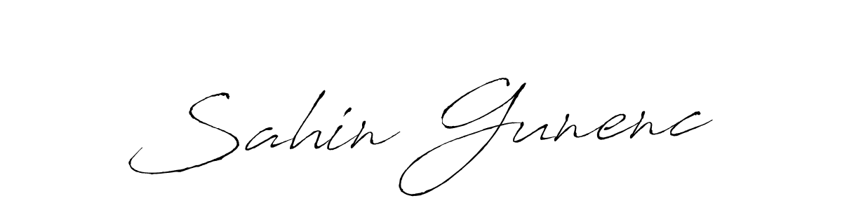 Make a beautiful signature design for name Sahin Gunenc. With this signature (Antro_Vectra) style, you can create a handwritten signature for free. Sahin Gunenc signature style 6 images and pictures png