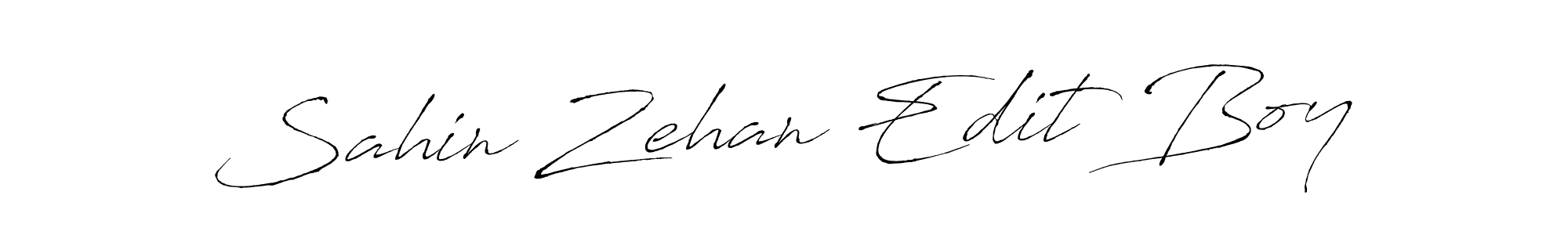 Make a beautiful signature design for name Sahin Zehan Edit Boy. With this signature (Antro_Vectra) style, you can create a handwritten signature for free. Sahin Zehan Edit Boy signature style 6 images and pictures png