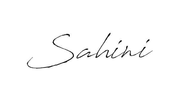 Sahini stylish signature style. Best Handwritten Sign (Antro_Vectra) for my name. Handwritten Signature Collection Ideas for my name Sahini. Sahini signature style 6 images and pictures png