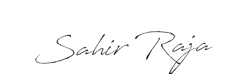 Use a signature maker to create a handwritten signature online. With this signature software, you can design (Antro_Vectra) your own signature for name Sahir Raja. Sahir Raja signature style 6 images and pictures png