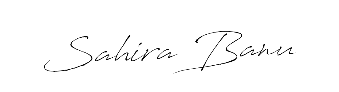 Sahira Banu stylish signature style. Best Handwritten Sign (Antro_Vectra) for my name. Handwritten Signature Collection Ideas for my name Sahira Banu. Sahira Banu signature style 6 images and pictures png