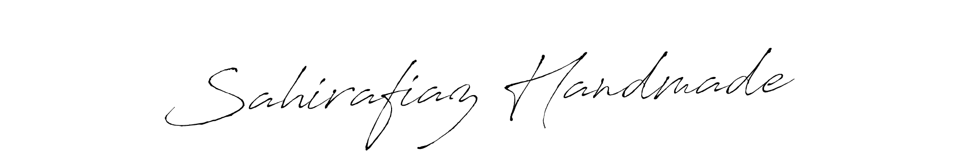 Make a beautiful signature design for name Sahirafiaz Handmade. With this signature (Antro_Vectra) style, you can create a handwritten signature for free. Sahirafiaz Handmade signature style 6 images and pictures png