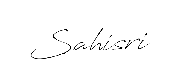 How to make Sahisri signature? Antro_Vectra is a professional autograph style. Create handwritten signature for Sahisri name. Sahisri signature style 6 images and pictures png