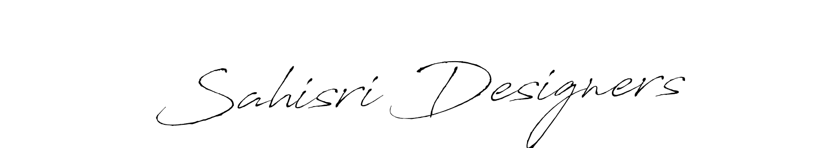 Antro_Vectra is a professional signature style that is perfect for those who want to add a touch of class to their signature. It is also a great choice for those who want to make their signature more unique. Get Sahisri Designers name to fancy signature for free. Sahisri Designers signature style 6 images and pictures png