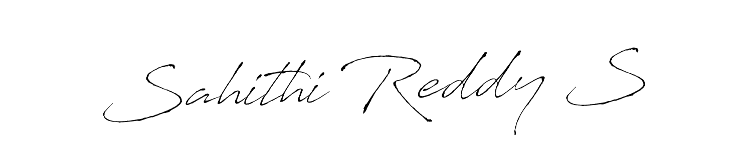 You can use this online signature creator to create a handwritten signature for the name Sahithi Reddy S. This is the best online autograph maker. Sahithi Reddy S signature style 6 images and pictures png