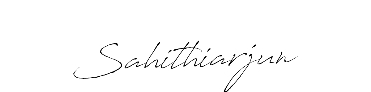 Once you've used our free online signature maker to create your best signature Antro_Vectra style, it's time to enjoy all of the benefits that Sahithiarjun name signing documents. Sahithiarjun signature style 6 images and pictures png