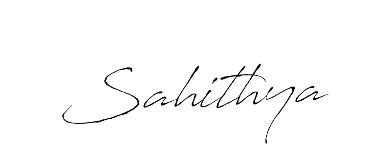 Sahithya stylish signature style. Best Handwritten Sign (Antro_Vectra) for my name. Handwritten Signature Collection Ideas for my name Sahithya. Sahithya signature style 6 images and pictures png