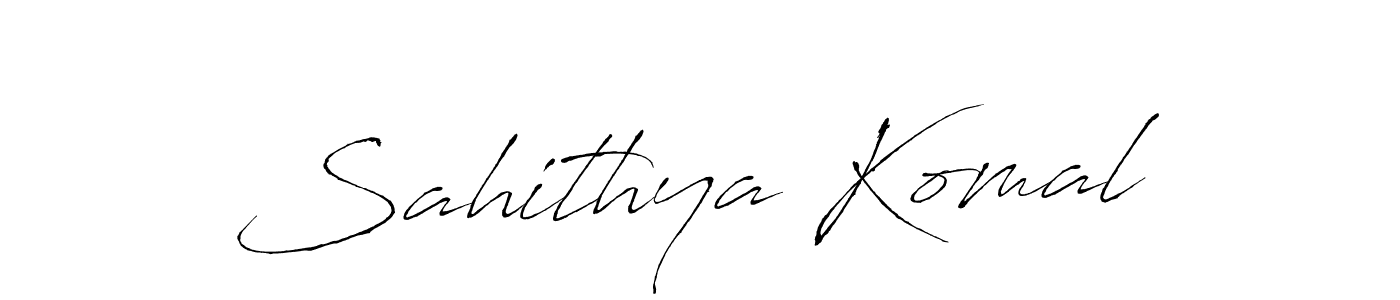 You should practise on your own different ways (Antro_Vectra) to write your name (Sahithya Komal) in signature. don't let someone else do it for you. Sahithya Komal signature style 6 images and pictures png