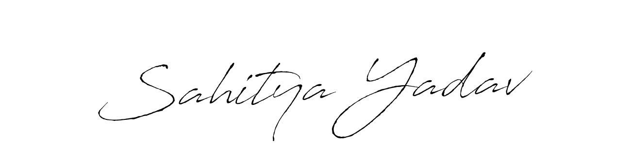 Similarly Antro_Vectra is the best handwritten signature design. Signature creator online .You can use it as an online autograph creator for name Sahitya Yadav. Sahitya Yadav signature style 6 images and pictures png