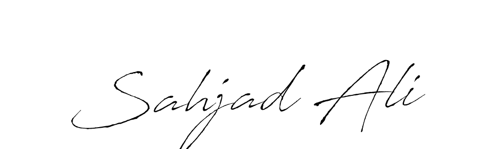 Use a signature maker to create a handwritten signature online. With this signature software, you can design (Antro_Vectra) your own signature for name Sahjad Ali. Sahjad Ali signature style 6 images and pictures png