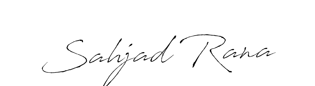 How to make Sahjad Rana signature? Antro_Vectra is a professional autograph style. Create handwritten signature for Sahjad Rana name. Sahjad Rana signature style 6 images and pictures png