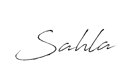 Also we have Sahla name is the best signature style. Create professional handwritten signature collection using Antro_Vectra autograph style. Sahla signature style 6 images and pictures png