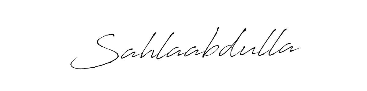 Create a beautiful signature design for name Sahlaabdulla. With this signature (Antro_Vectra) fonts, you can make a handwritten signature for free. Sahlaabdulla signature style 6 images and pictures png