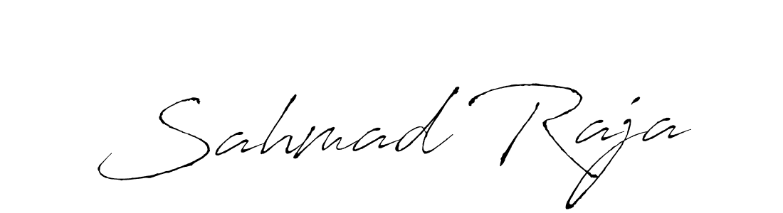 Antro_Vectra is a professional signature style that is perfect for those who want to add a touch of class to their signature. It is also a great choice for those who want to make their signature more unique. Get Sahmad Raja name to fancy signature for free. Sahmad Raja signature style 6 images and pictures png