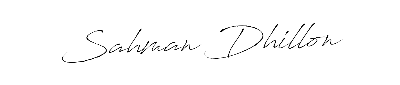 It looks lik you need a new signature style for name Sahman Dhillon. Design unique handwritten (Antro_Vectra) signature with our free signature maker in just a few clicks. Sahman Dhillon signature style 6 images and pictures png