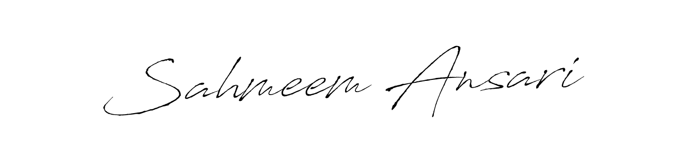 Use a signature maker to create a handwritten signature online. With this signature software, you can design (Antro_Vectra) your own signature for name Sahmeem Ansari. Sahmeem Ansari signature style 6 images and pictures png