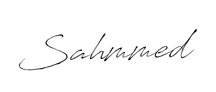 Sahmmed stylish signature style. Best Handwritten Sign (Antro_Vectra) for my name. Handwritten Signature Collection Ideas for my name Sahmmed. Sahmmed signature style 6 images and pictures png