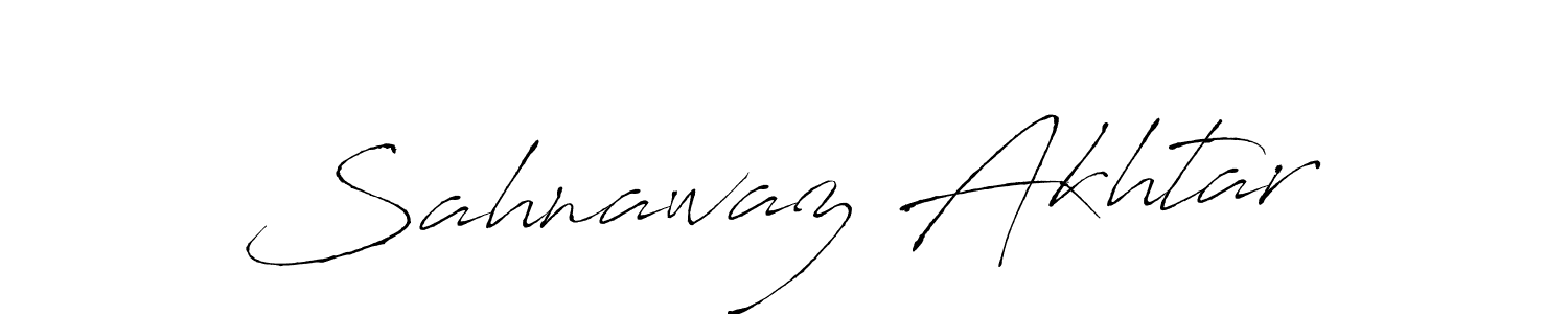 Design your own signature with our free online signature maker. With this signature software, you can create a handwritten (Antro_Vectra) signature for name Sahnawaz Akhtar. Sahnawaz Akhtar signature style 6 images and pictures png