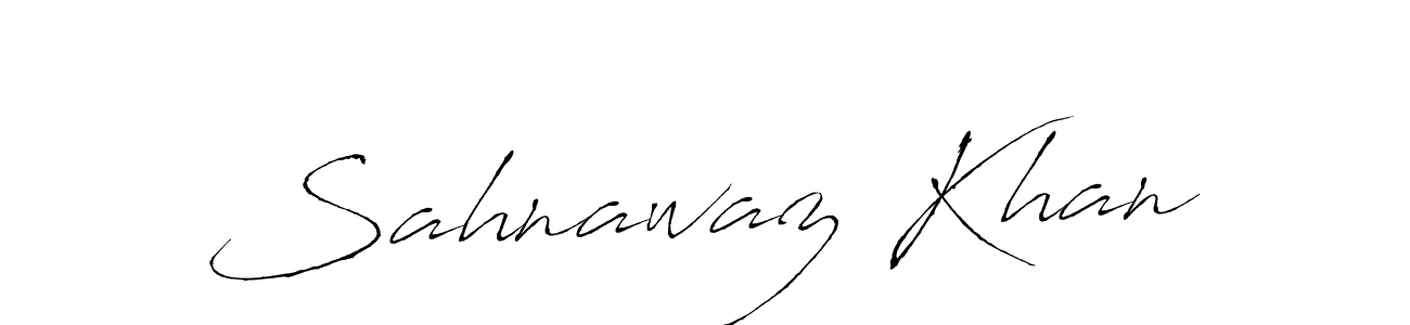 Make a beautiful signature design for name Sahnawaz Khan. Use this online signature maker to create a handwritten signature for free. Sahnawaz Khan signature style 6 images and pictures png