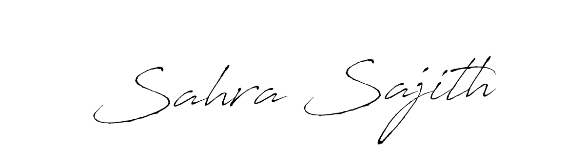 Use a signature maker to create a handwritten signature online. With this signature software, you can design (Antro_Vectra) your own signature for name Sahra Sajith. Sahra Sajith signature style 6 images and pictures png