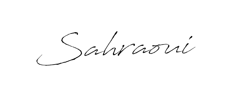 Antro_Vectra is a professional signature style that is perfect for those who want to add a touch of class to their signature. It is also a great choice for those who want to make their signature more unique. Get Sahraoui name to fancy signature for free. Sahraoui signature style 6 images and pictures png
