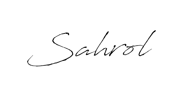 This is the best signature style for the Sahrol name. Also you like these signature font (Antro_Vectra). Mix name signature. Sahrol signature style 6 images and pictures png
