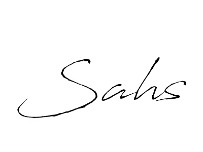 It looks lik you need a new signature style for name Sahs. Design unique handwritten (Antro_Vectra) signature with our free signature maker in just a few clicks. Sahs signature style 6 images and pictures png