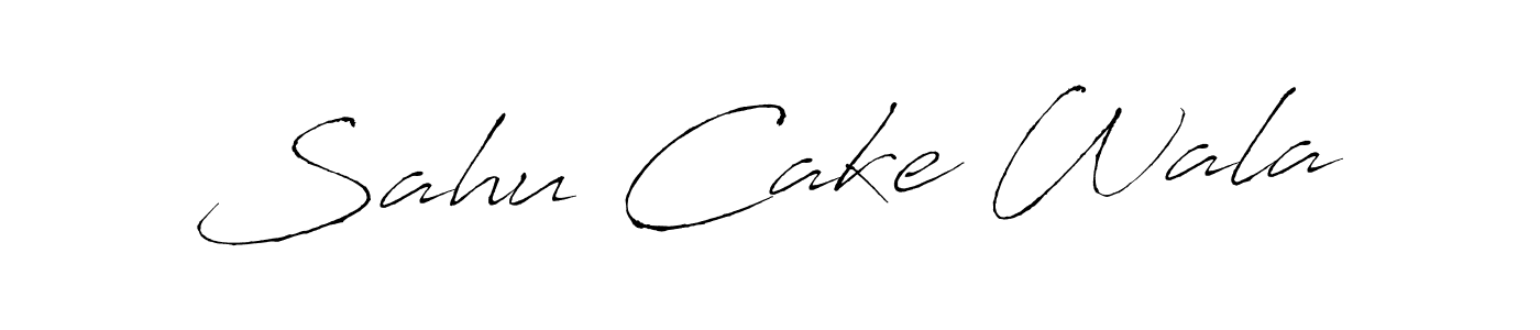 Use a signature maker to create a handwritten signature online. With this signature software, you can design (Antro_Vectra) your own signature for name Sahu Cake Wala. Sahu Cake Wala signature style 6 images and pictures png