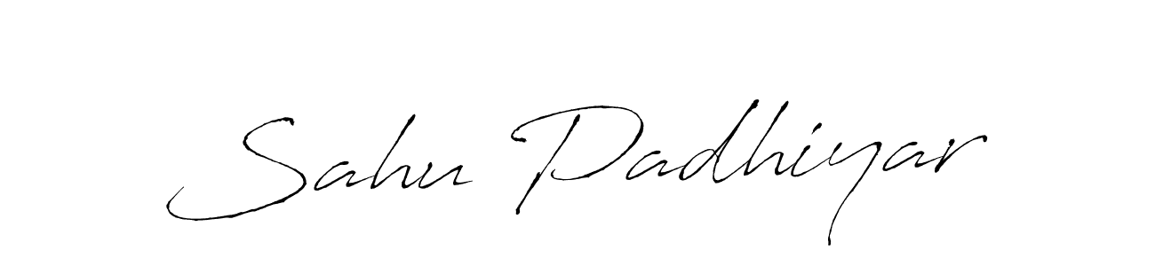 Also we have Sahu Padhiyar name is the best signature style. Create professional handwritten signature collection using Antro_Vectra autograph style. Sahu Padhiyar signature style 6 images and pictures png