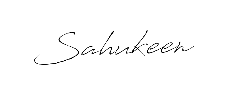 Use a signature maker to create a handwritten signature online. With this signature software, you can design (Antro_Vectra) your own signature for name Sahukeen. Sahukeen signature style 6 images and pictures png