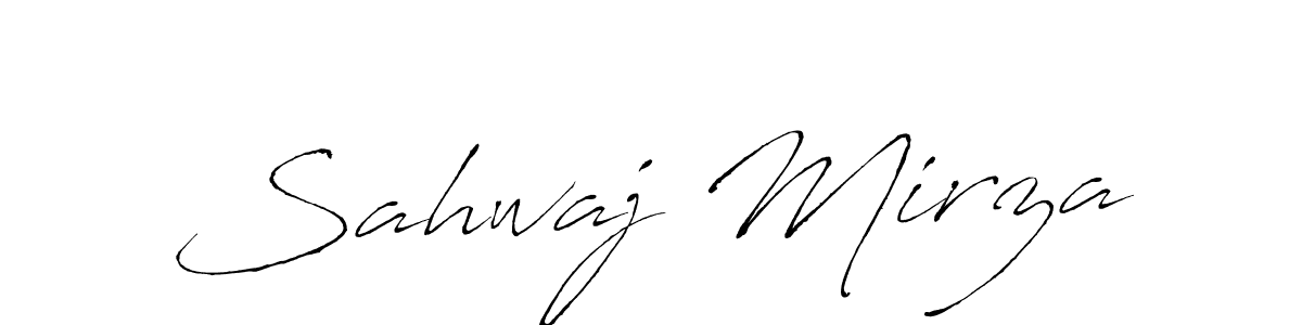 The best way (Antro_Vectra) to make a short signature is to pick only two or three words in your name. The name Sahwaj Mirza include a total of six letters. For converting this name. Sahwaj Mirza signature style 6 images and pictures png